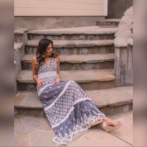 Tessora x Anthropologie Lucia Maxi Dress NWT Size 0